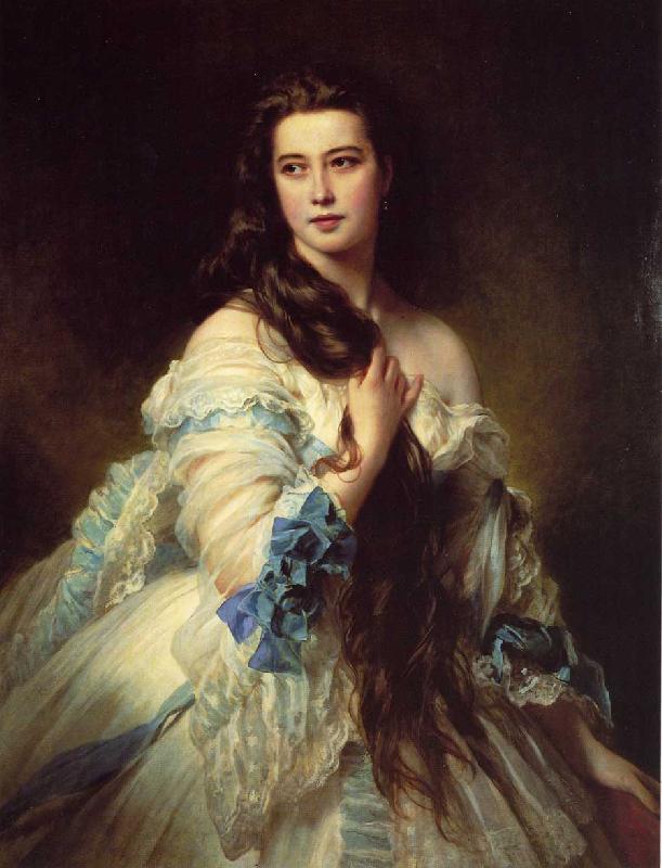 Franz Xaver Winterhalter Madame Barbe de Rimsky-Korsakov oil painting image